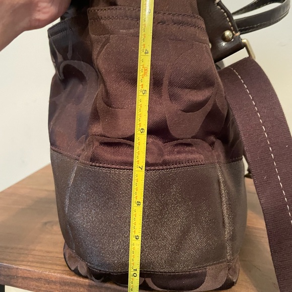 Coach Brown Diaper Bag Overnight Bag - Picture 14 of 14